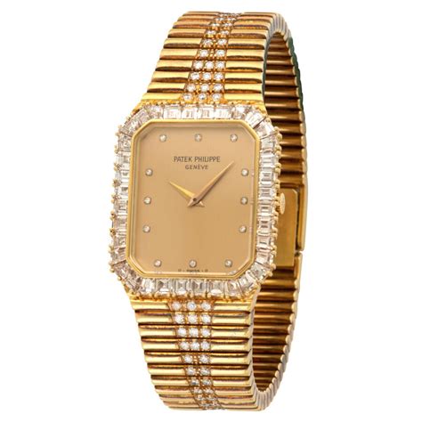 vintage patek philippe ladies diamond dress watch|Patek Philippe pre owned watches.